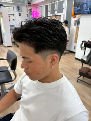 ショート WAVEY ft.fifth MENS SALON横浜西口所属・わたる /カットモデル募集のヘアスタイル