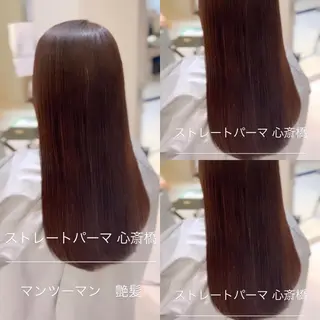 パーマ 👑松山ストレート/ メンズヘア/龍仁👑のヘアスタイル