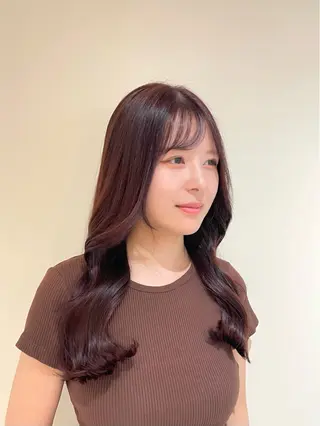 セミロング カラー 【haire】ヘアリ ー🎀mitsukiのヘアスタイル