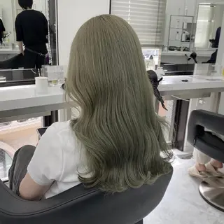 カラー 🧺赤みなし透明感 カラー🌱BABYのヘアスタイル