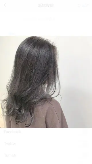 ロング カラー 🩵ハイトーン 美咲🩵のヘアスタイル