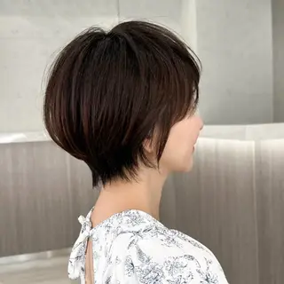 ショート 透明感カラー ふうか　渋谷のヘアスタイル