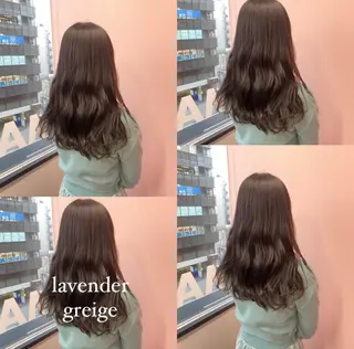 ロング カラー パーマ ヘアアレンジ メンズ キッズ RIYA❤︎ Aujuaソムリエのヘアスタイル