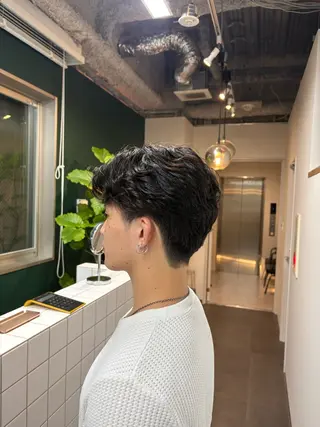 パーマ メンズ Flag hair所属・しゅり Flag hairのヘアスタイル