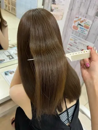 ロング 【髪質改善カラー】 あむ·. ⟡ 🖤のヘアスタイル