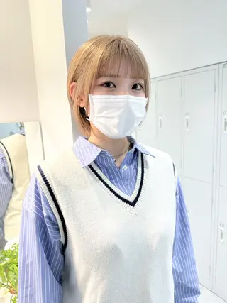 ショート カラー 大宮 / ボブ特化 永井竜也のヘアスタイル