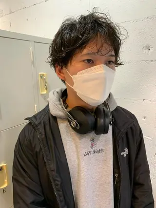 ショート パーマ メンズ 髪質改善🌈 tomomiのヘアスタイル