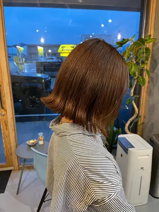 ミディアム ヘアアレンジ ロングレイヤー/ 骨格矯正/有馬颯汰のヘアスタイル
