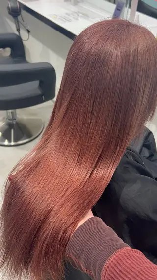 ロング カラー エフェクトブリーチ／ レイヤーカット／翔のヘアスタイル