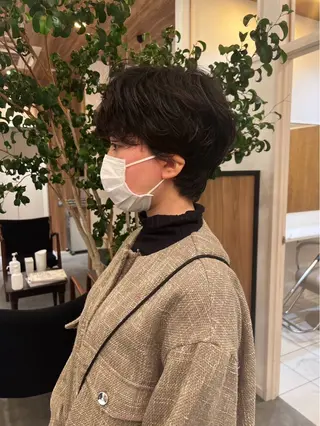 ショート パーマ BEAUTRIUM 穂乃香のヘアスタイル