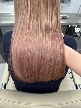 ロング カラー hono🐬カラー 特化/ハイトーンのヘアスタイル