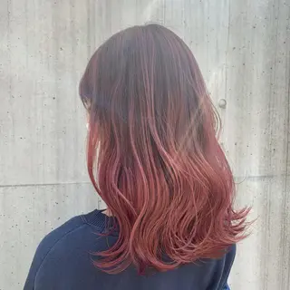 ロング カラー ボブ/インナーカラー ショート/佐野祥子のヘアスタイル