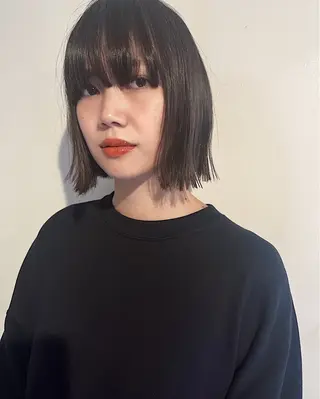 ショート ボブ/透明感カラー Fukaのヘアスタイル
