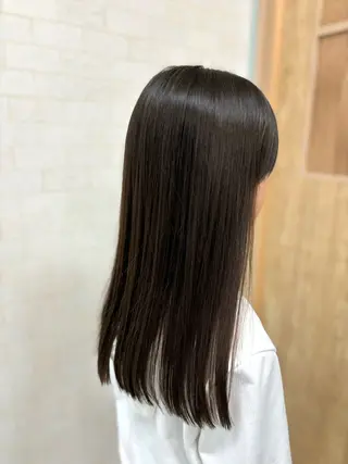 ロング キッズ 中尾 文架のヘアスタイル
