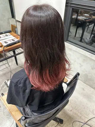 ロング カラー 栄/レイヤーカット /オリーブ/傑🦥のヘアスタイル
