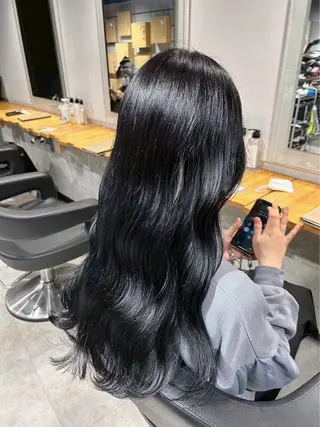 ロング カラー ヘアアレンジ 透明感/横浜/ 白髪染め🍀山口陽亮のヘアスタイル