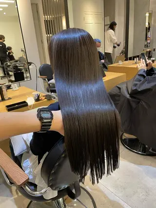 ロング 💍美髪矯正💍 山田 涼也のヘアスタイル