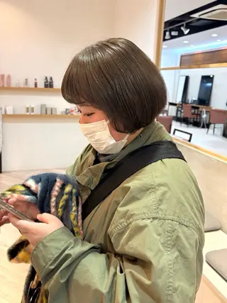 ショート 似合わせ/透明感 /レイヤー/りほ🤍のヘアスタイル