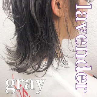 ミディアム カラー SALOWIN 新宿三丁目EAST所属・韓国レイヤー🇰🇷 layercut✂️のヘアスタイル