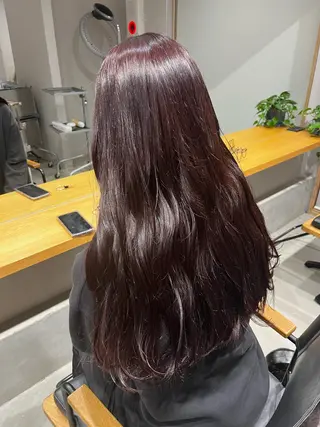 ロング カラー MINX The pass所属・透明感ケアカラー/ レイヤー/ryokaのヘアスタイル