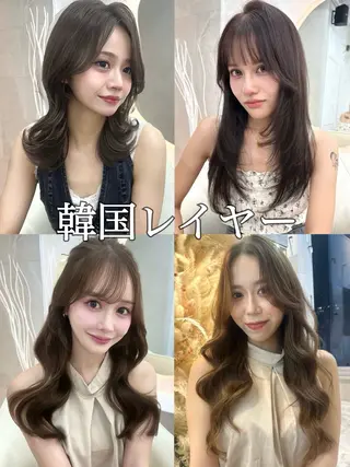 ロング カラー 🦋高瀬寛菜🦋 韓国/ブリーチのヘアスタイル