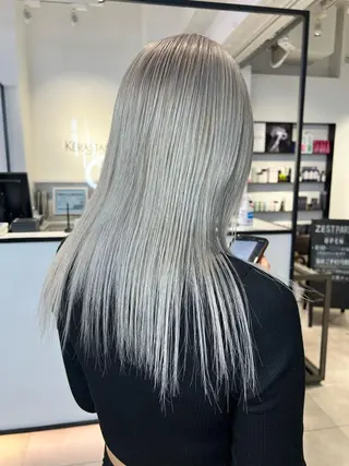 カラー 酸性ストレート・ メンズ 三原 楊子のヘアスタイル