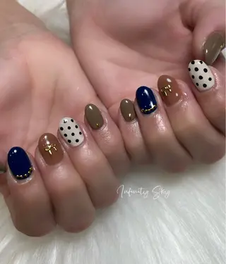 ネイル infinity skyのネイルデザイン