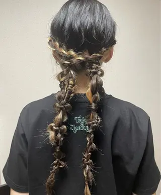 ロング ヘアアレンジ Mizuki/府中/ 個性派ハイトーン🍭のヘアスタイル