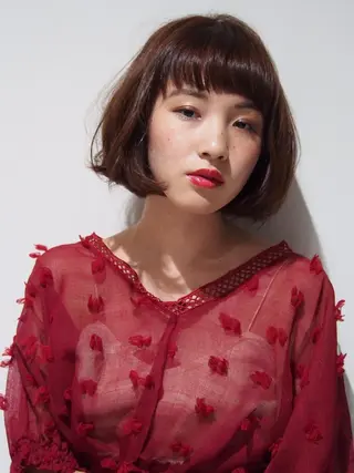 ショート 髪質改善/縮毛矯正 🎀小林 唯 🎀のヘアスタイル