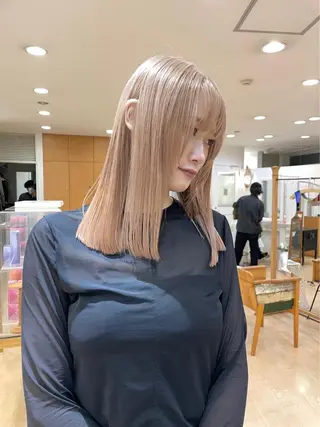 ミディアム LUNA🌙韓国ヘア 🌙レイヤーカットのヘアスタイル