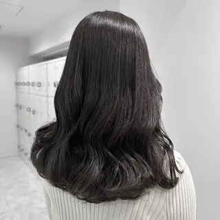 セミロング カラー ボブ/パーマ🎀 艶カラー🎀こころのヘアスタイル