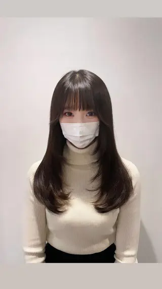 ロング 銀座/レイヤーカット 🤍内野すみれのヘアスタイル