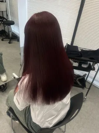 カラー ユイ☆ハイトーン ☆ブリーチデザインのヘアスタイル