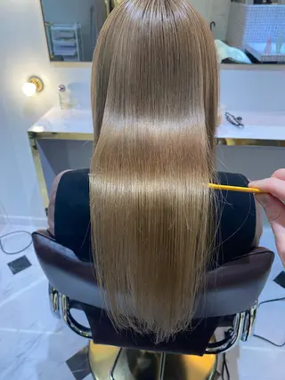 セミロング カラー ヘアアレンジ ekolu北梅田店所属・梅田中崎町髪質改善 /オキヒロト/エコルのヘアスタイル