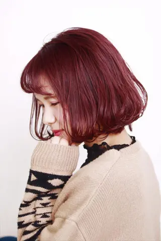 カラー 藤井 真奈美のヘアスタイル