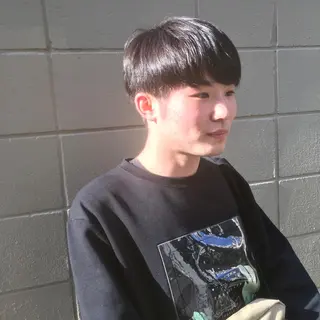 ショート カラー メンズ しのはら まどかのヘアスタイル