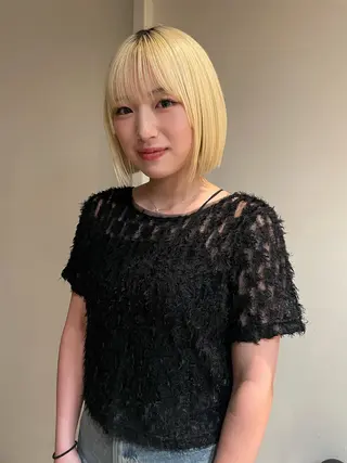 ハナ🌼 梅田/ボブ/パーマのヘアスタイル