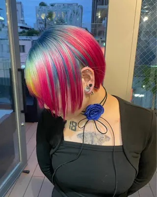 カラー Null所属・残留しないハイトーン 🎀マホのヘアスタイル