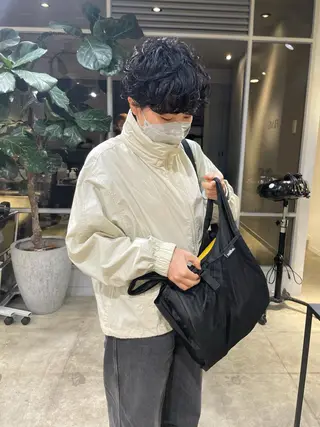 ショート パーマ 斉藤 瑞恵のヘアスタイル