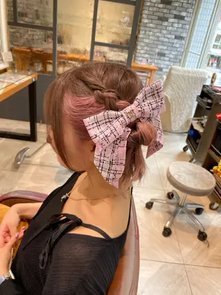 ミディアム 🦋ヘアメ🦋カット HIBIKIのヘアスタイル