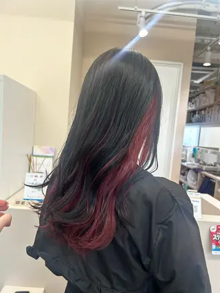 ロング カラー 韓国ヘア nanahaのヘアスタイル