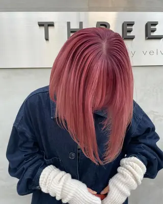 ミディアム カラー 博多ブリーチ /Ririkaのヘアスタイル