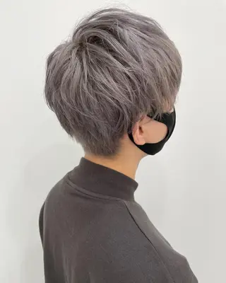 ショート カラー メンズ 黒須 蓮太のヘアスタイル