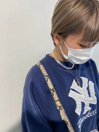 ショート カラー STAN WOOD所属・似合わせcut 🔥yutakaのヘアスタイル