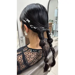 ヘアアレンジ 💎Code.💎 risa🪄のマツエク・マツパデザイン