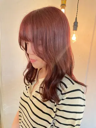 ロング カラー 京都美容師 塩のヘアスタイル
