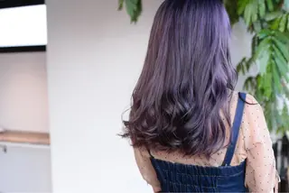 カラー ハイトーン/レイヤー /ケアブリーチ石川治のヘアスタイル