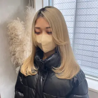 セミロング Rui/透明感カラー 暖色/レイヤーカットのヘアスタイル