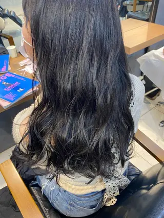 ロング カラー ヘアアレンジ メンズ キッズ ネイル マツエク・マツパ GO TODAY SHAiRE SALON所属・透明感カラー🤎 ゆりのヘアスタイル