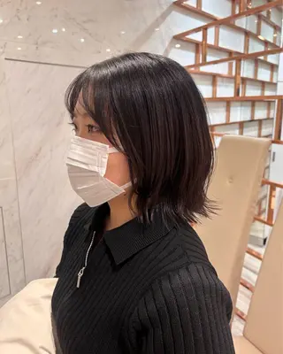 ミディアム かどたはるな レイヤー/パーマのヘアスタイル